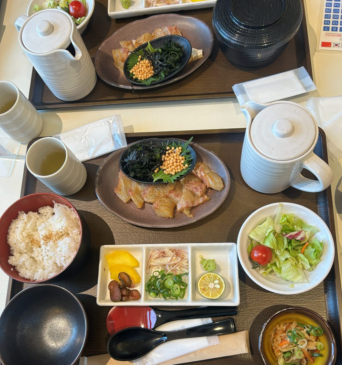レストランGARDENの鯛茶漬け(筆者撮影)